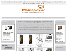 Tablet Screenshot of mcdisplay.de